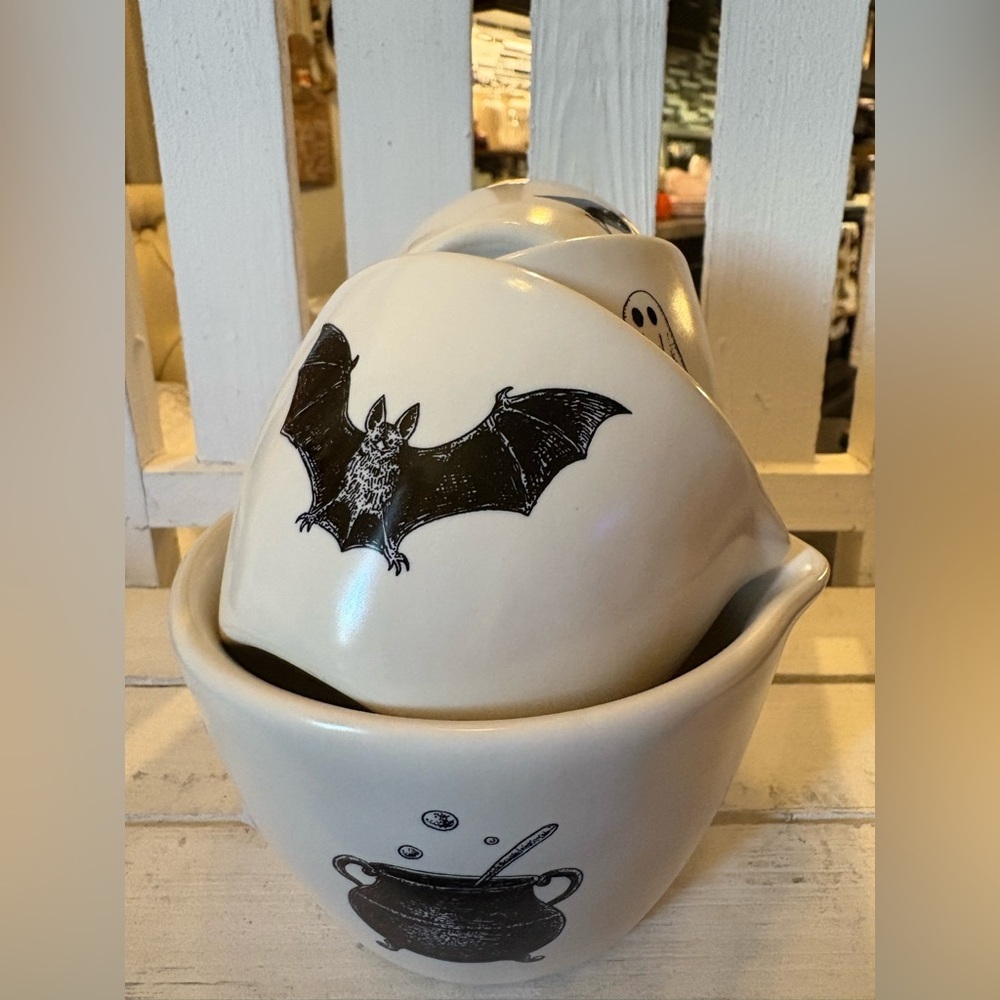 Halloween Themed Ceramic Measuring Cups